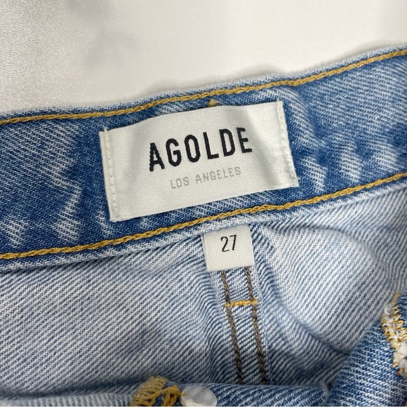 AGOLDE • Parker Vintage  Cutoff Denim Shorts - Picture 2 of 5